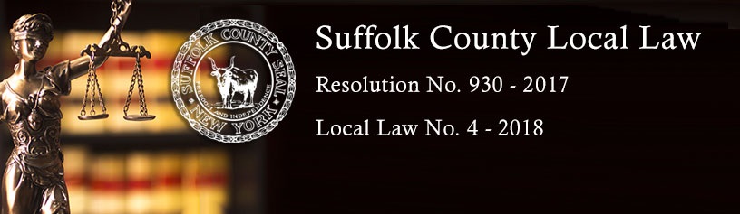 New Suffolk County Food Allergy Local Law Banner