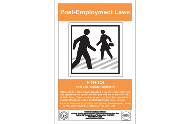 Post Employment Restrictions Poster