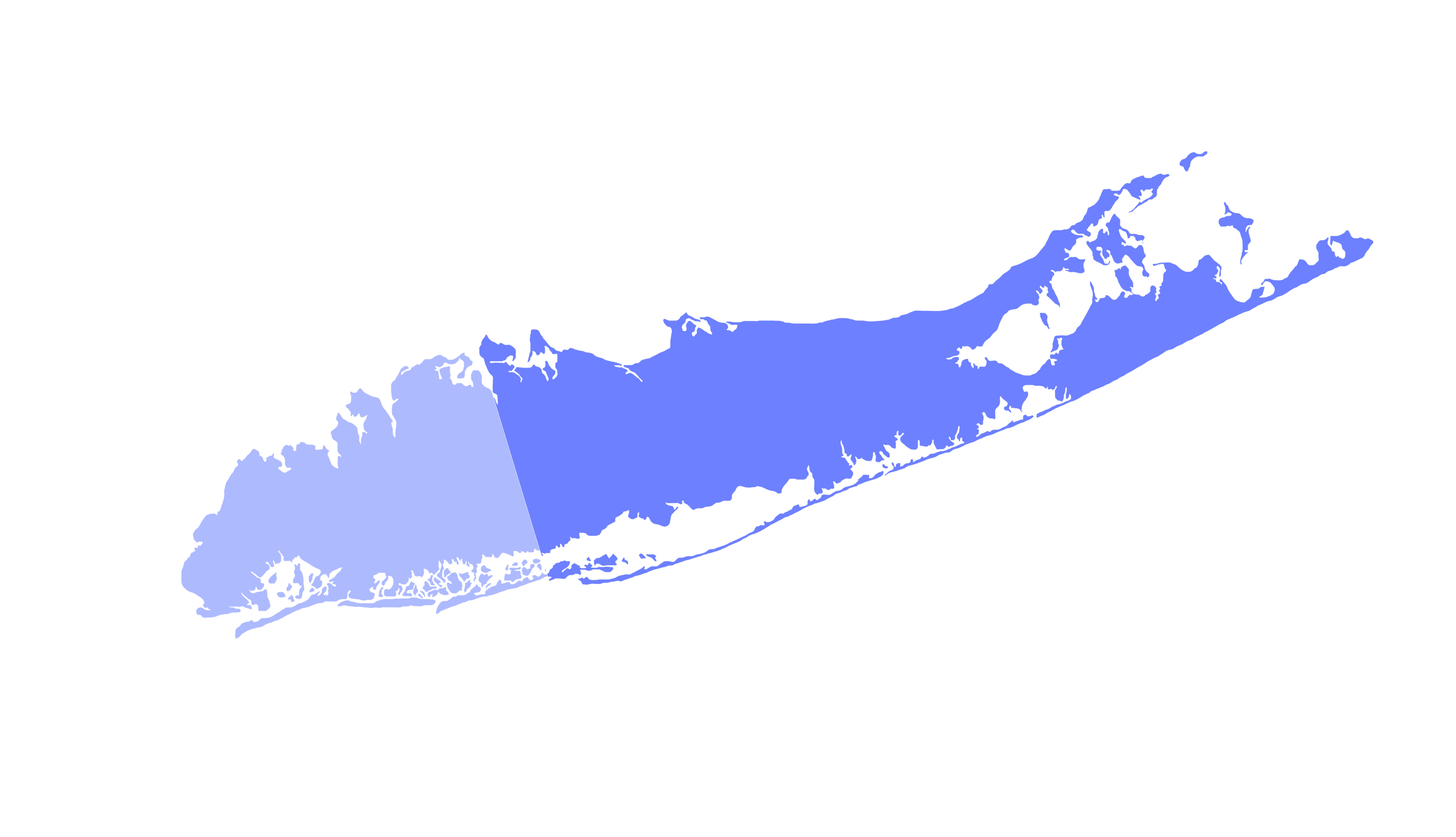 map of long island