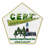 Graphic Suffolk County CERT Logo Go to the Suffolk County Community Emergency Response Team web page