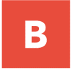 Graphic of a Square with the letter B