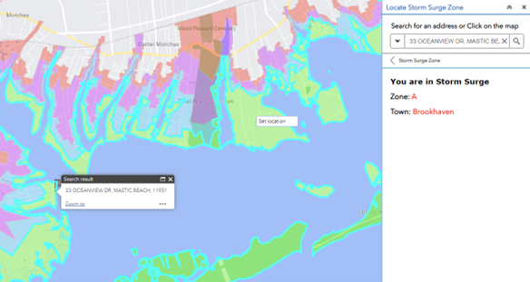 storm surge town information