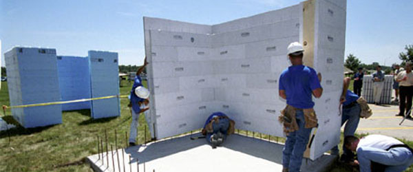 Graphic showing construction of safe rooms