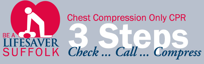 Be a Lifesaver Suffolk Image - Chest Compression Only CPR