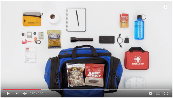  Click here to learn more about the Prepping A Go Bag With Supplies In Case Of An Emergency: It’s Scary Simple | FEMA Video