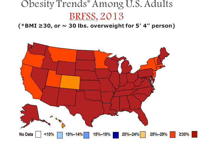Obesity Trends Among US Adults 2013