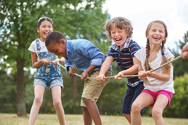 children playing