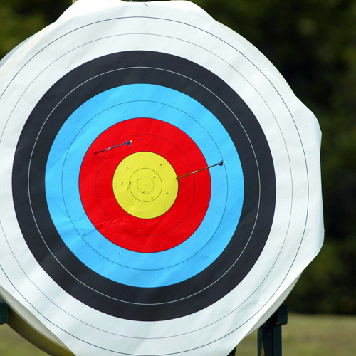 an archery target