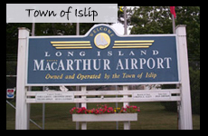 MacArthur Airport Sign