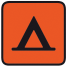 youth group camping icon