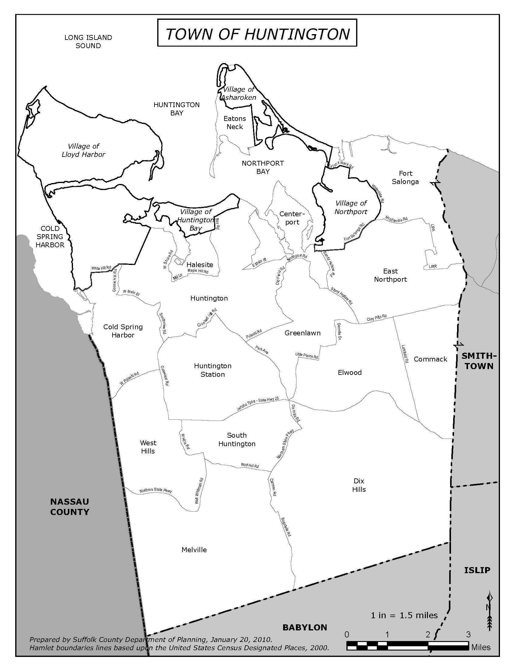 Town Of Huntington Zoning Chart