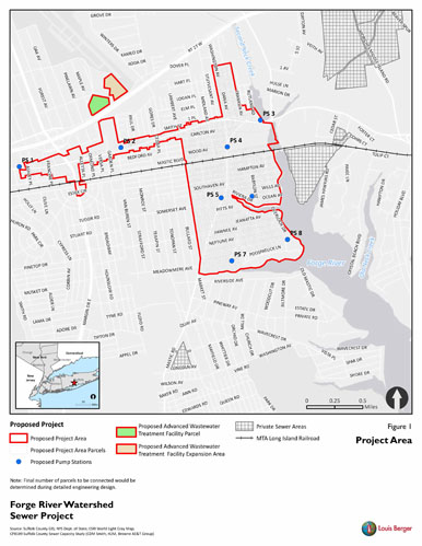 map of forge river project