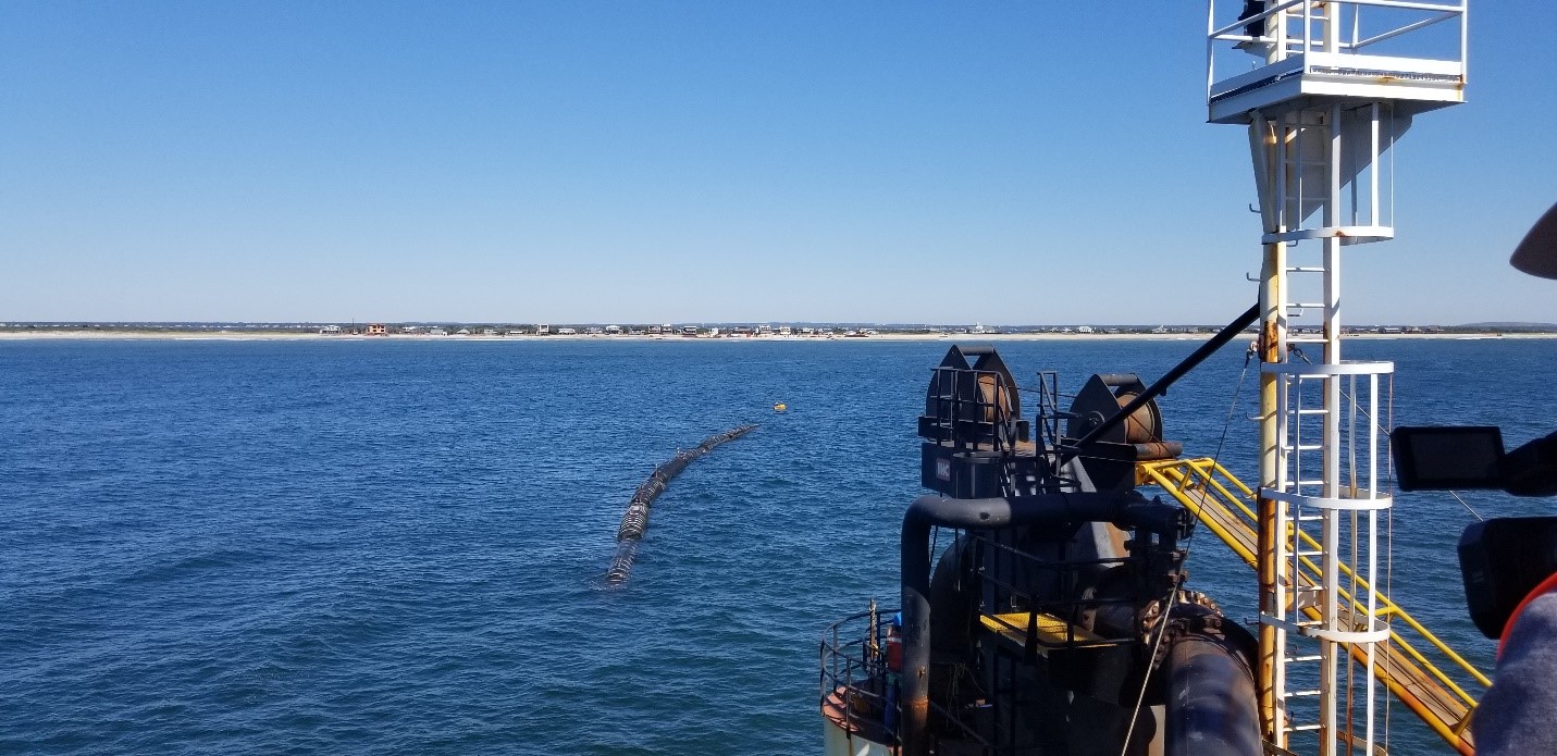 Weeks Marine Dredge off Fire Island – September 2019