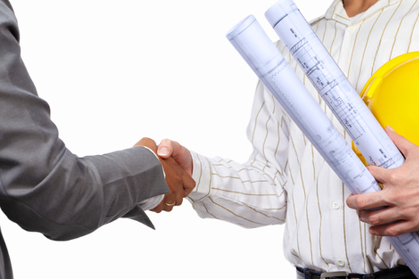 two people shaking hands