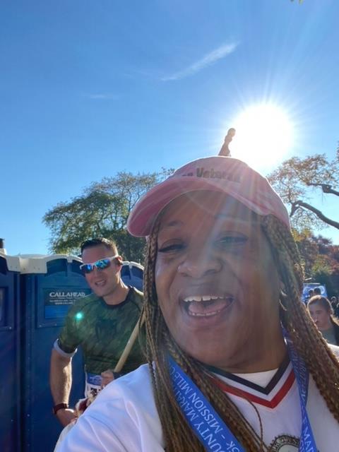 image of women and veterans in suffolk county's marathon