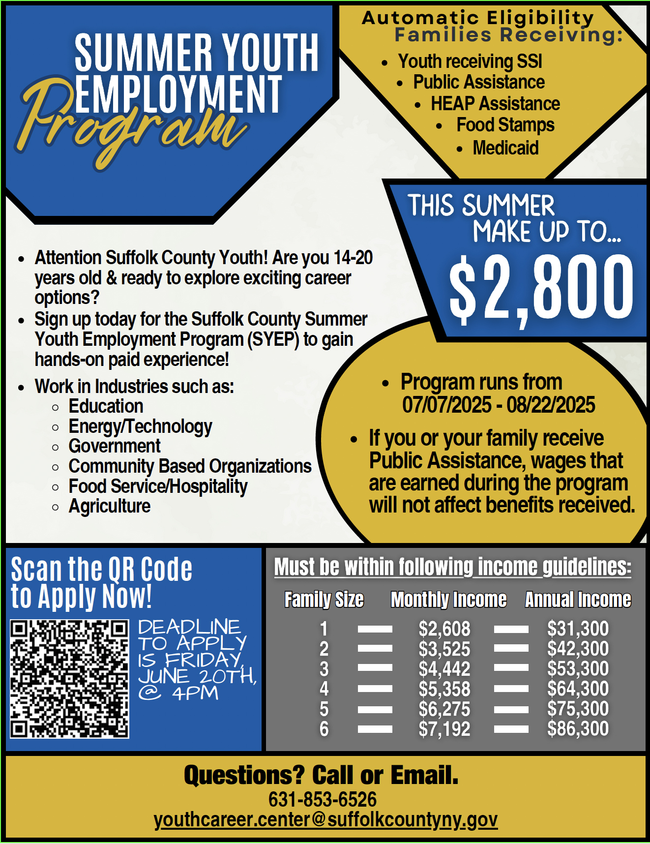 2025 Summer Youth Employment