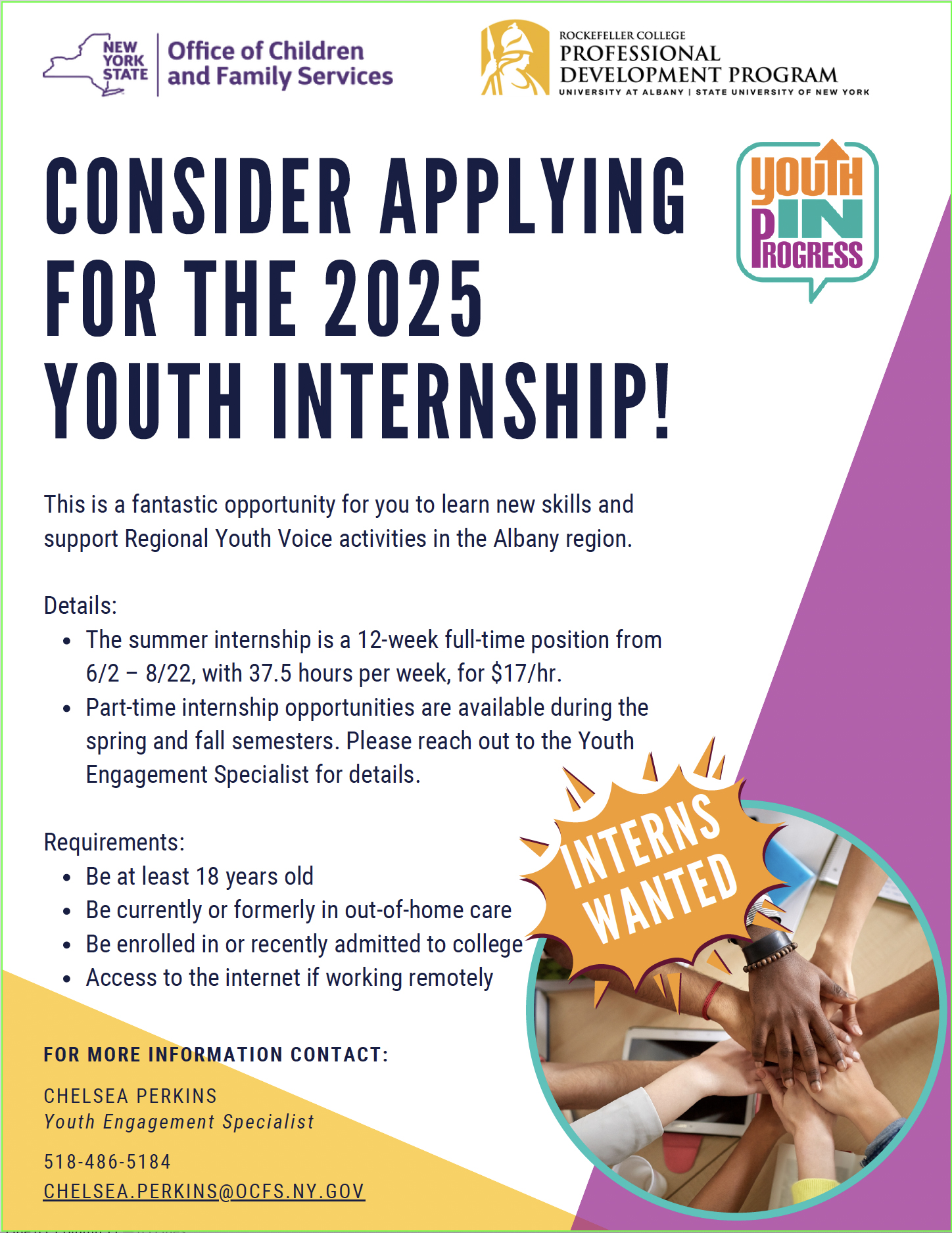 2025 OCFS Youth Internship