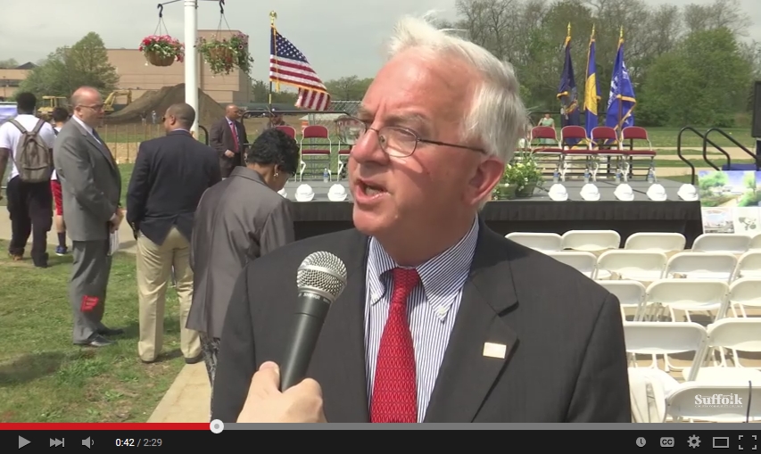 Michael J Grant Groundbreaking with Comptroller Kennedy